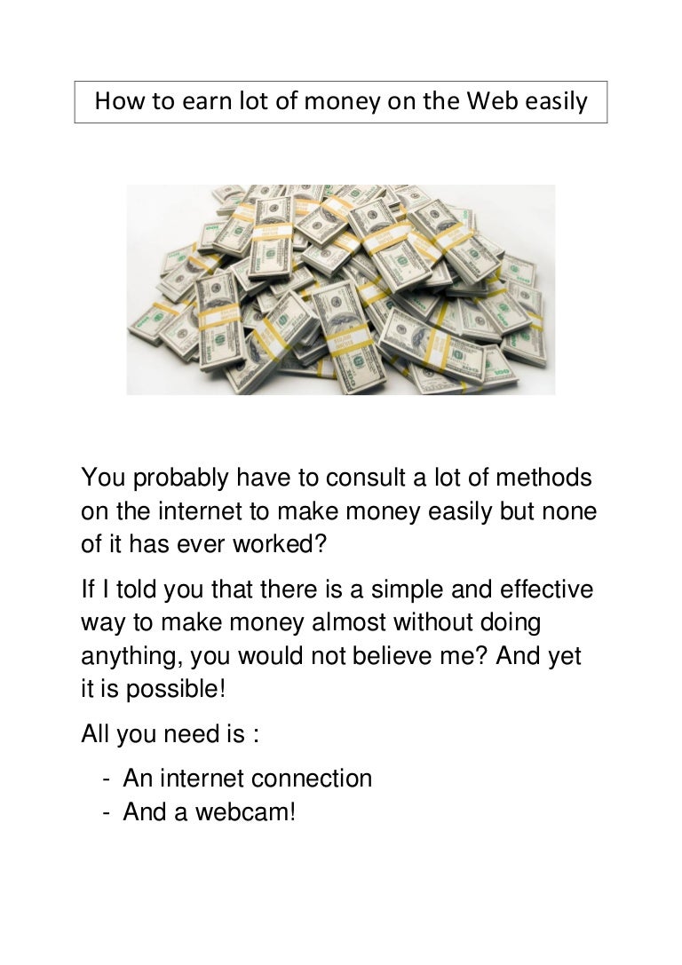 How To Earn Some Extra Cash