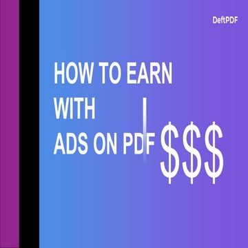 How to earn with ads