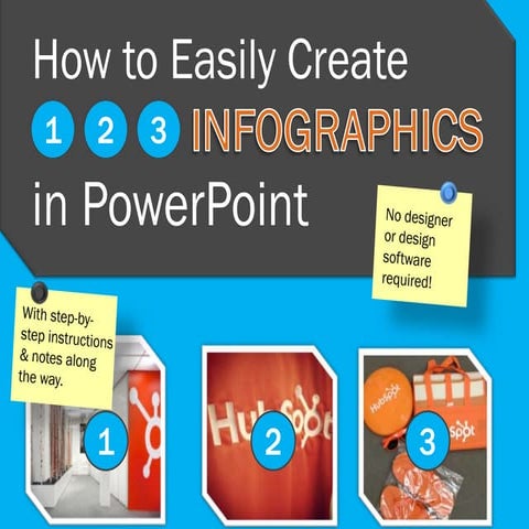 How to easily create 3 infographics in ppt