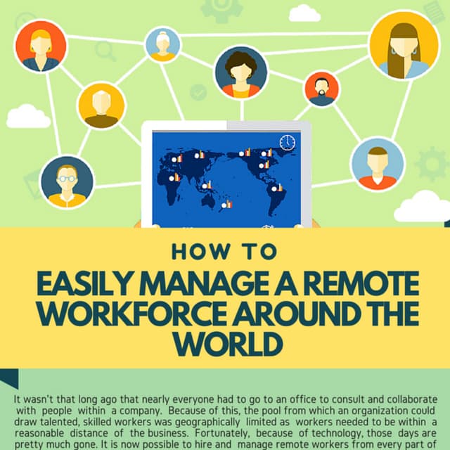 How to Easily Manage a Remote Workforce Around the World