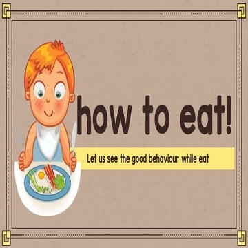 Table manners | PPTX