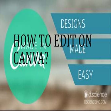 How to edit on canva | PPTX