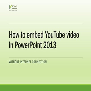 How to Embed & Edit YouTube Video i...