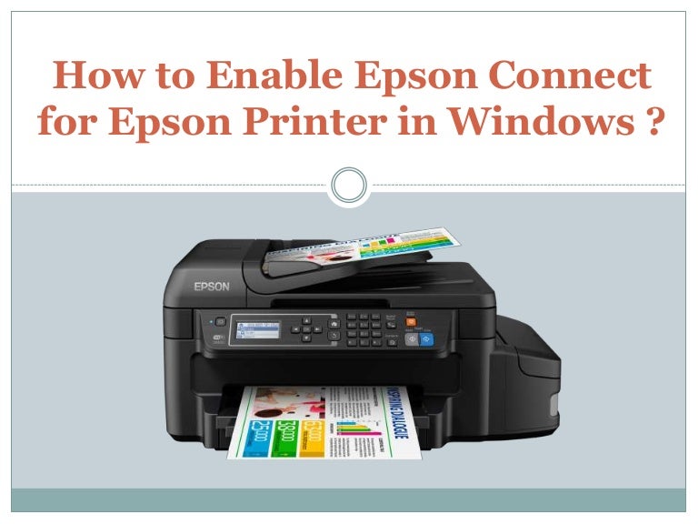 epson connect printer setup windows 10