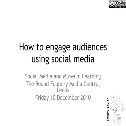 How to engage audiences using social media  