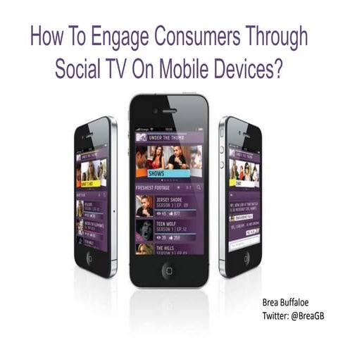 How to engage consumers through social tv