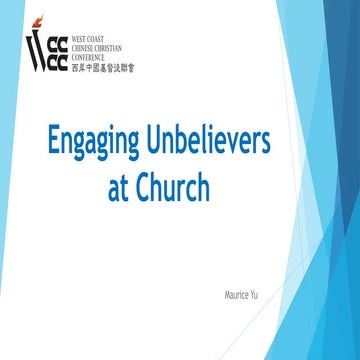 How to engage non believers at church