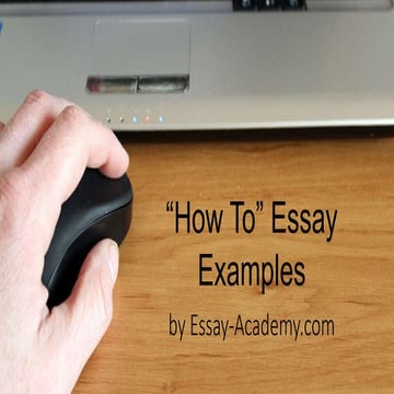 How to essay examples