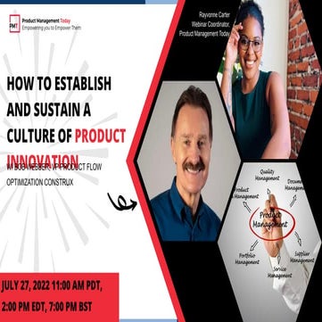 How to Establish and Sustain a Culture of Product Innovation