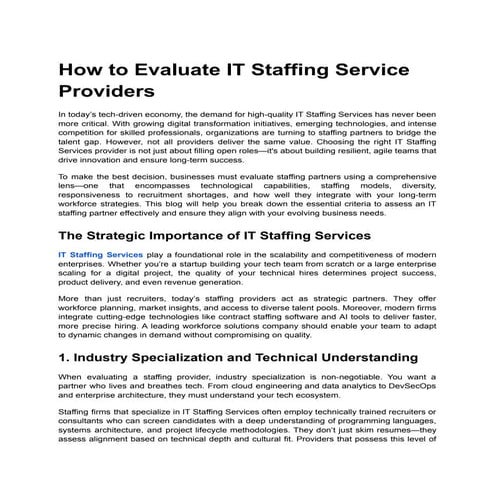 How to Evaluate IT Staffing Service Providers.pdf