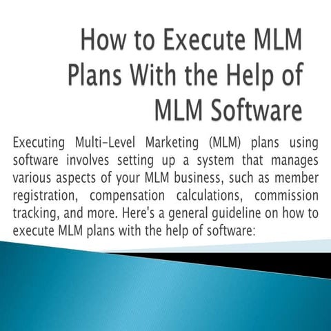 How to Execute MLM Plans With the Help.pptx