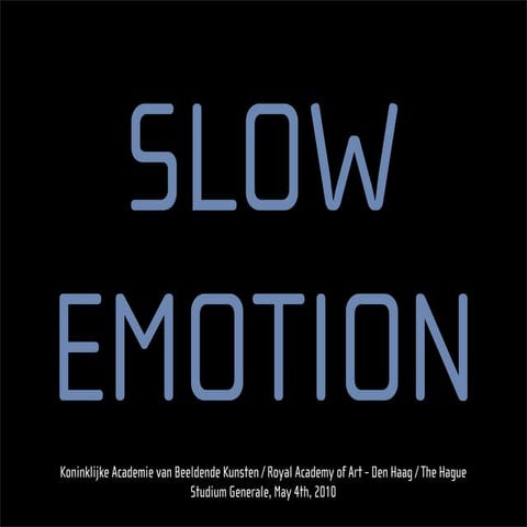 How To Exhibit: Explanation And Seduction - September2010