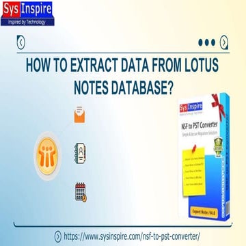 How to Extract Data from Lotus Notes Database?