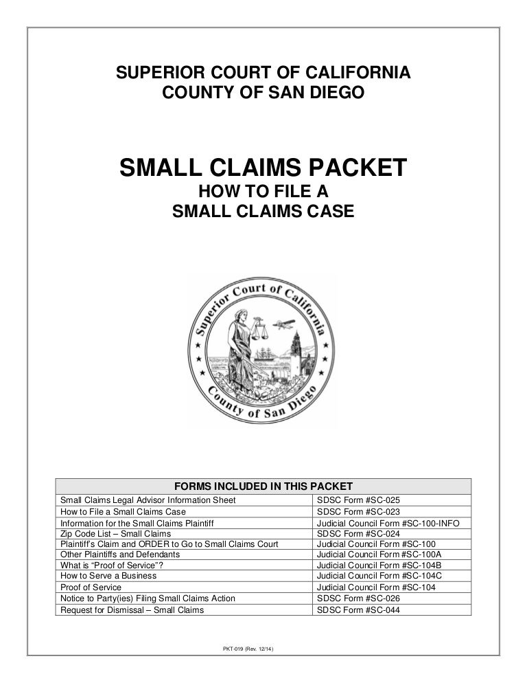 How To File A Small Claims Case In San Diego How To File A Small Claims Case In San Diego