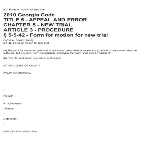 How to file motion for new trial 07142015 | DOCX