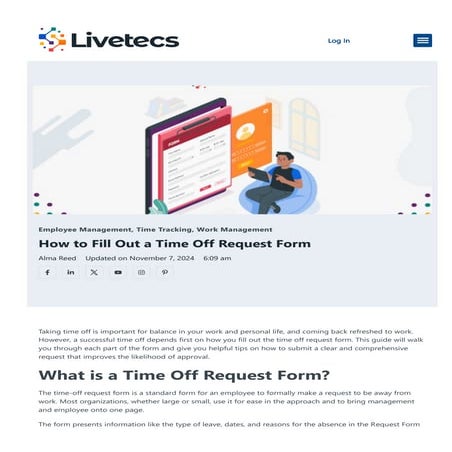 How to Create Time Off Request in Odoo 18 Time Off | PPTX