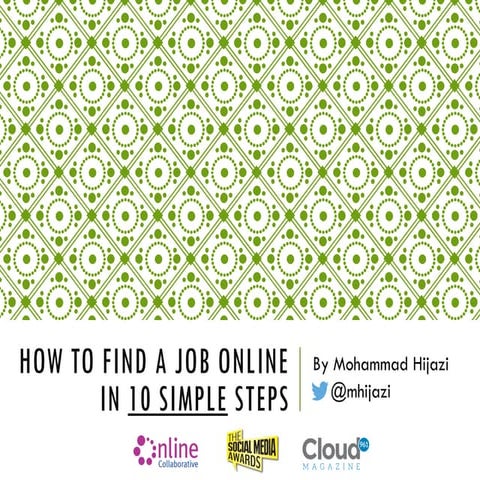 Finding a job online in 10 simple steps
