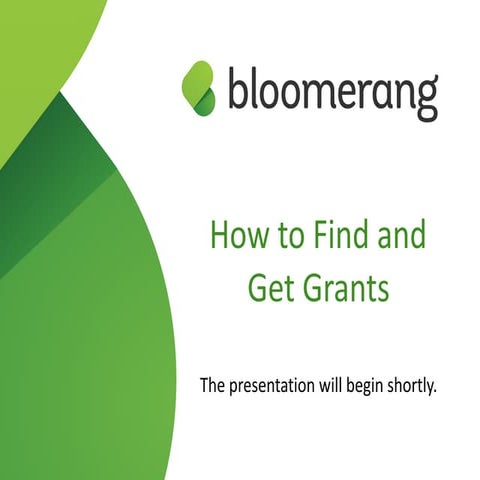 How to Find and Get Grants