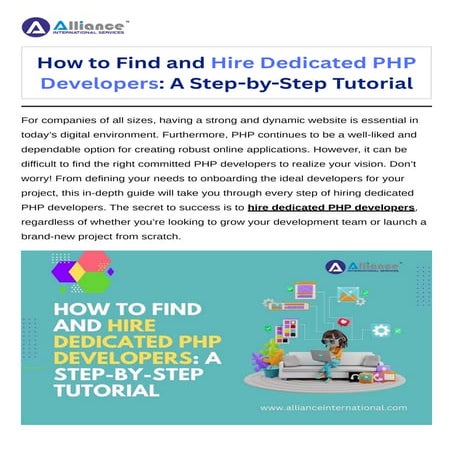 How to Find and Hire Dedicated PHP Developers, A Step-by-Step Tutorial.pdf