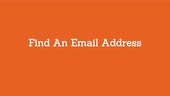How to find an email address
