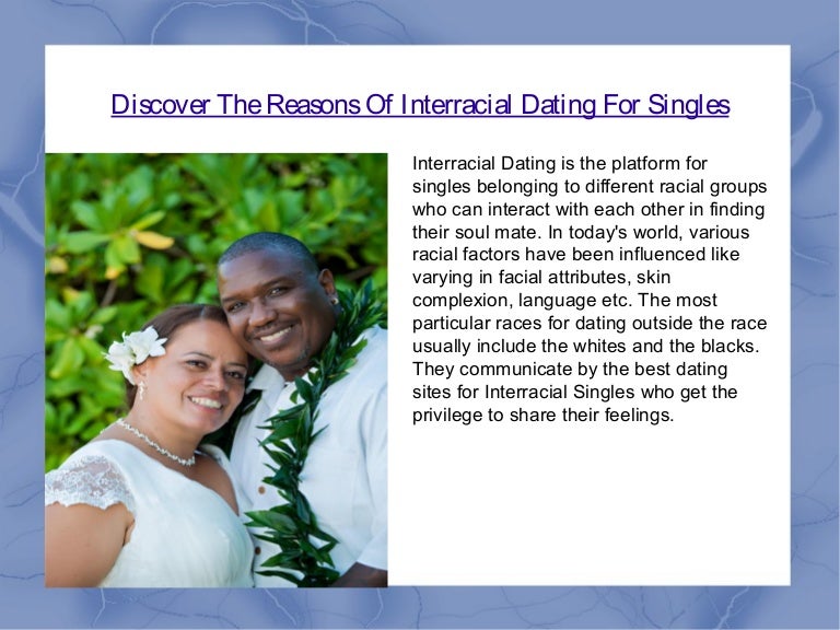Interracial international dating sites