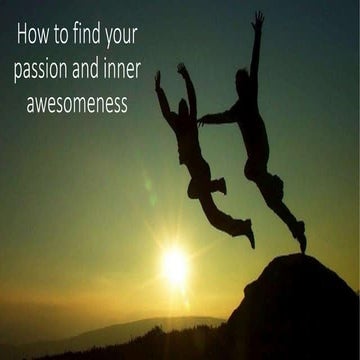 How to find your passion and inner awesomenes   eugene hennie