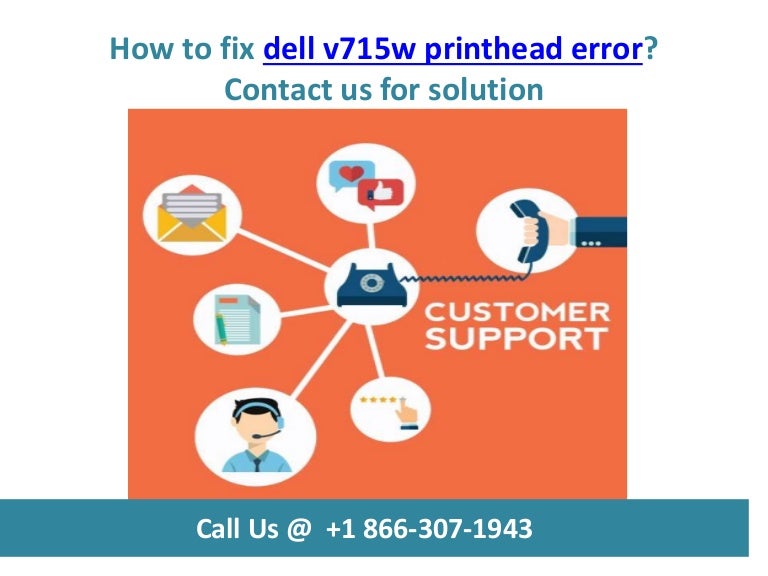How to fix dell v715w printhead error call us @ +1 866 307-1943