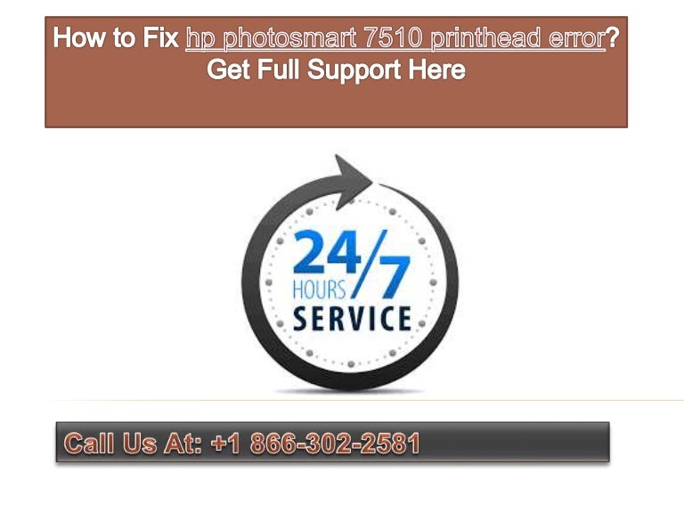 hp officejet 7510 problem with printhead