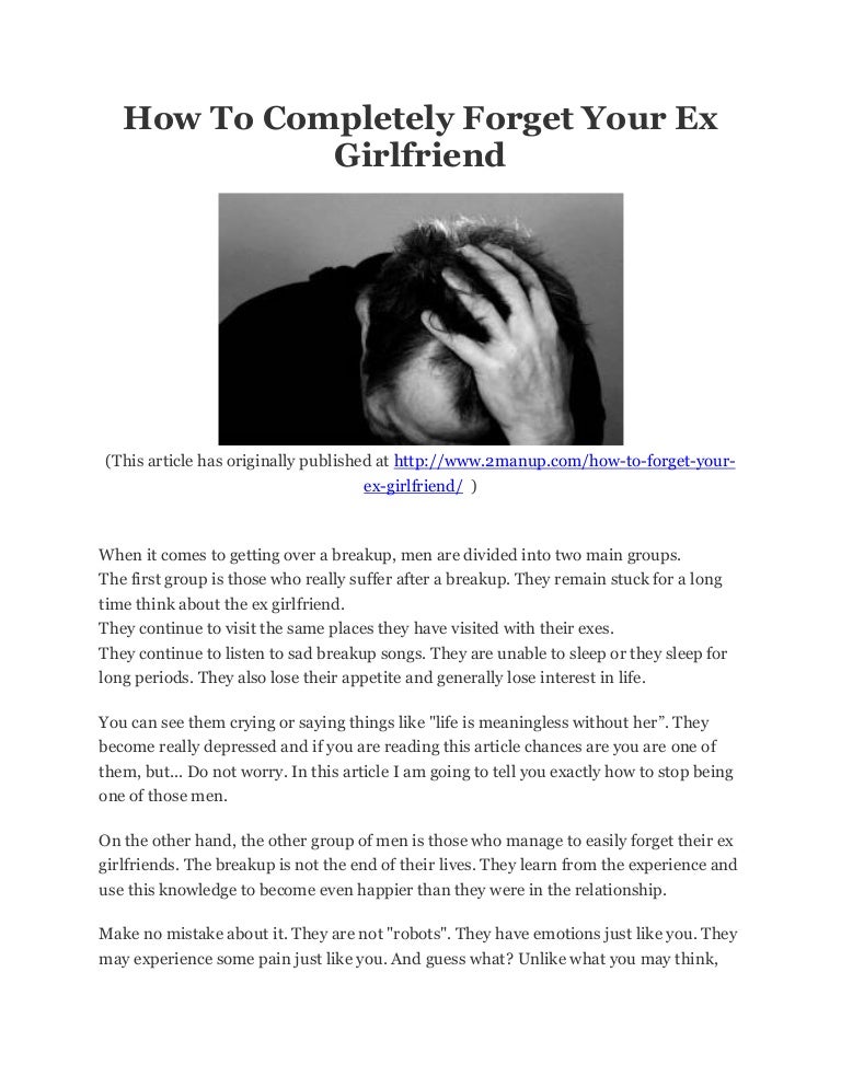 Dealing with ex girlfriends