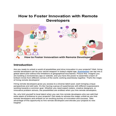 Remote Development Teams in Europe Why More Startups Are Hiring ...
