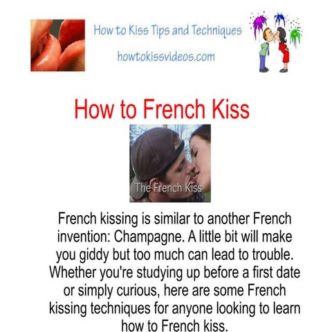 How to kiss