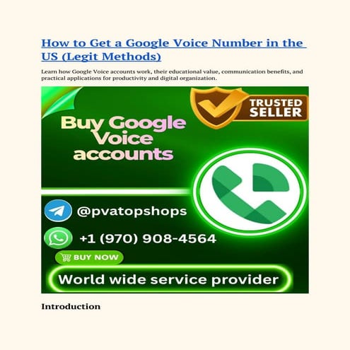 Mastering Google Voice: Enhancing Communication and Digital Skills with ...