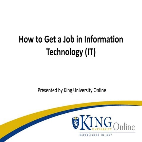 How to Get a Job in IT