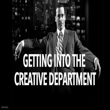 How to get a job in advertising