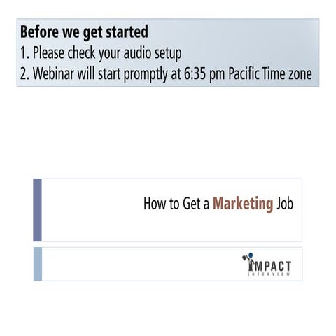 How to Get a Brand Manager or Marketing Job