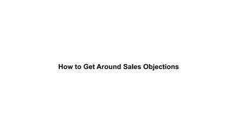 How to Get Around Sales Objection | The SMART Sales Systems
