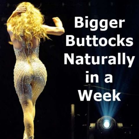 How to get bigger buttocks & thighs naturally fast in a week