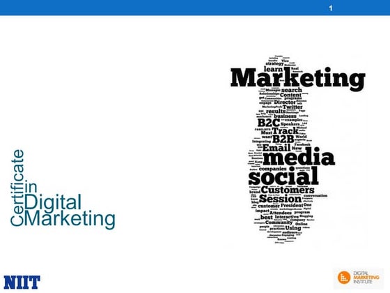 Certificate Of Training (Digital Marketing) PPT Certificate Of Training (Digital Marketing) PPT