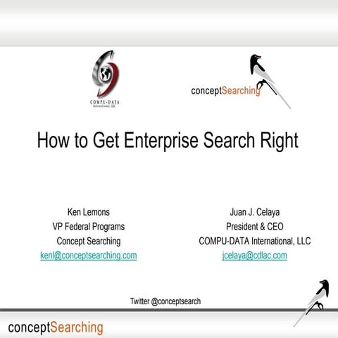 How to Get Enterprise Search Right Webinar