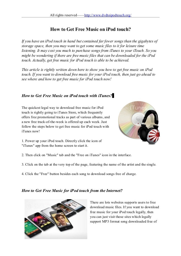 download free music for ipod touch legally Best sites to download free music for ipod, iphone 5s (5c/5/4s/4.