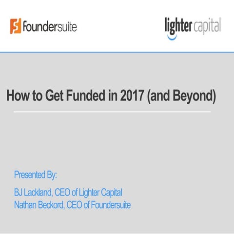 How To Raise Capital: Understanding Your Funding Stack & Optimizing Your Fund...