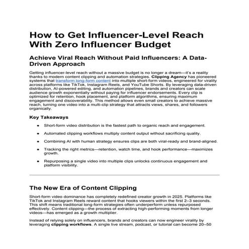 How to Get Influencer-Level Reach With Zero Influencer Budget.docx