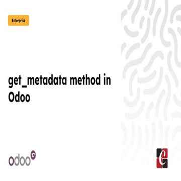 How to Get Metadata Method in Odoo 17 - Odoo 17 Slides