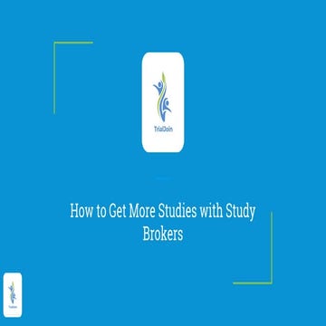 How to get more studies with study brokers | PDF