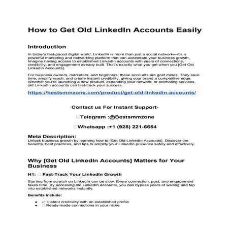 How to Get Old LinkedIn Accounts Easily.docx