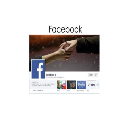 How to get on facebook presentation