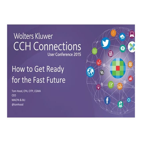 How to get ready for the fast future - #CCHUC15