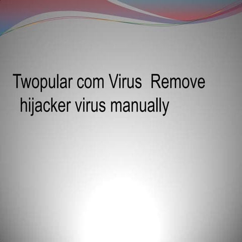How to get rid of win32 viking g virus