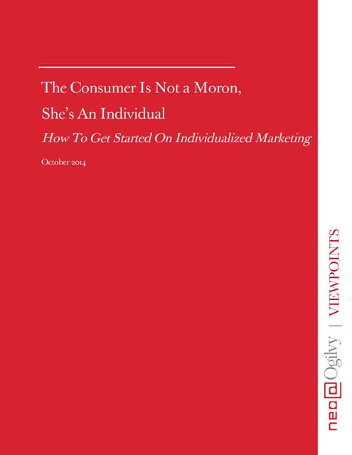 How To Get Started On Individualized Marketing