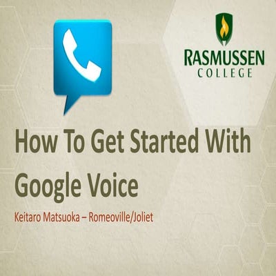 How to Get Started with Google Voice